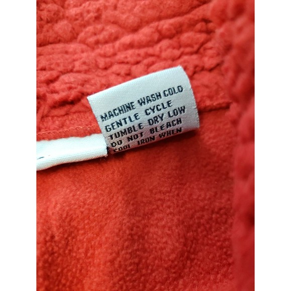 Hilliard & Hanson Women's  2x Red Vest Zip fleece polyester - Picture 3 of 7